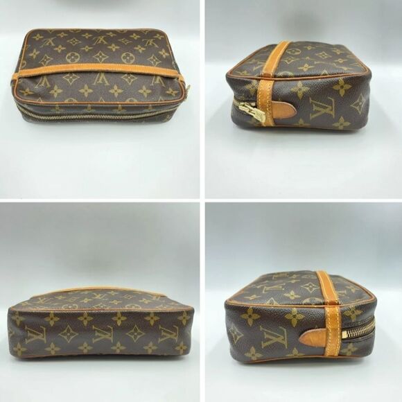 Auth Louis Vuitton Monogram Compiegne 23 M51847 Clutch Bag NS040819 - Picture 3 of 10